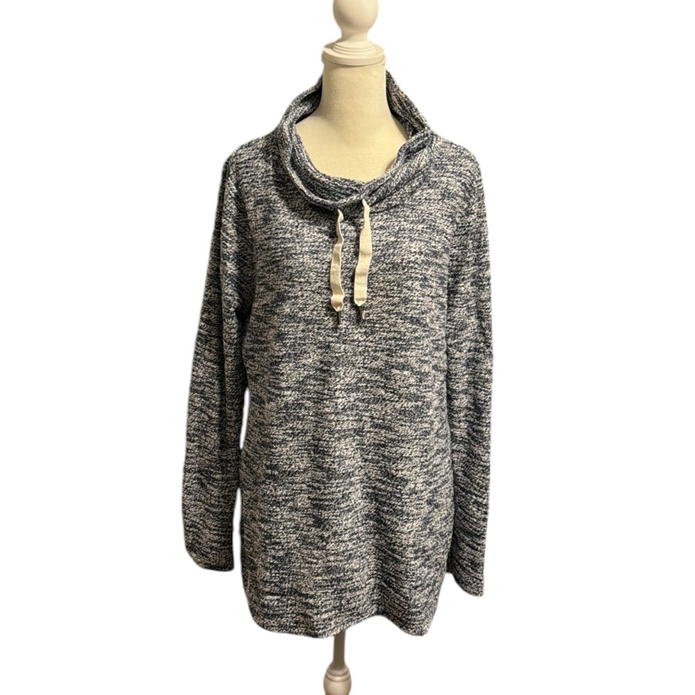 MERONA textured cowl neck pullover sweater